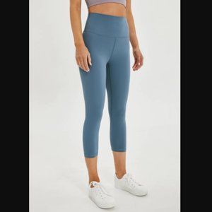 NWT Leverule Wellness 7/8 Tights Pants High Rise - Imperial Blue Stretch